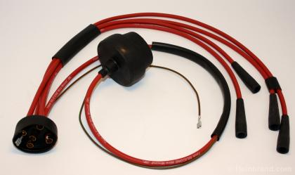 Zuendkabelsatz ar 105 850mm rot