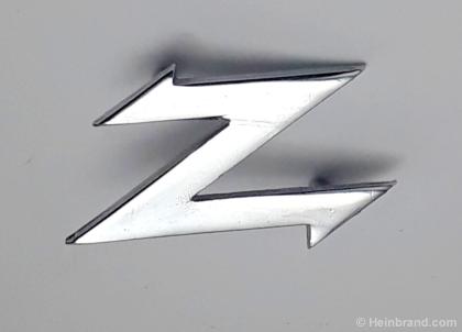 Emblema zagato 3 serie cromato