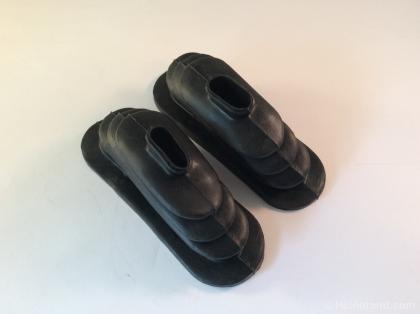 Set of rubber gaitors for brake and clutch m 3500