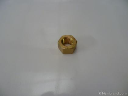 Nut m8x1 13mm brass