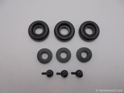 Set di riparazione cilindro freno ruota ar 101 3 ceppi freno aftermarket kit ruota