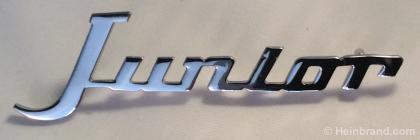 Logo junior chromed