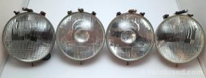 Headligh set carello alfetta 1800 1 series nos