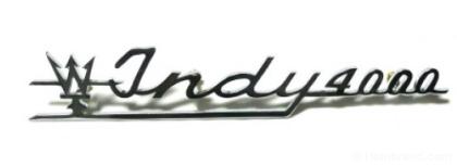 Script maserati indy 4000 chromed 195mm