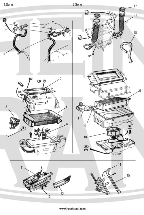 Alfa Romeo 2000 Spider Veloce 105 115 Heating