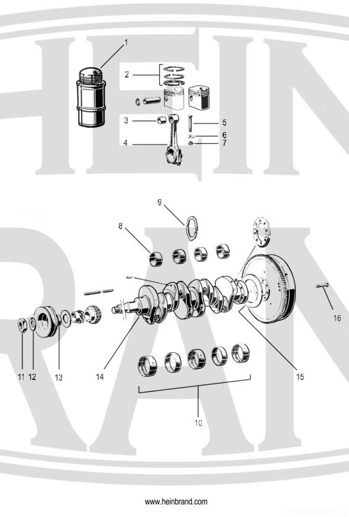 Alfa Romeo Alfetta Berlina Engine Crankshaft Hein Brand