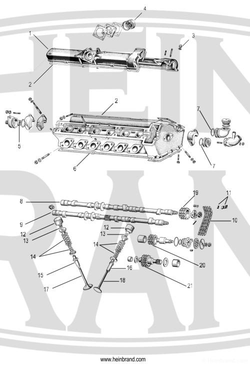 Maserati Mistral Engine Upper Hein Brand